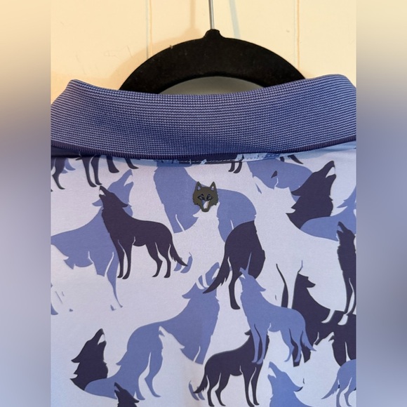 Greyson The Shadows Blue Mens Golf Polo Size XXL - Picture 5 of 7